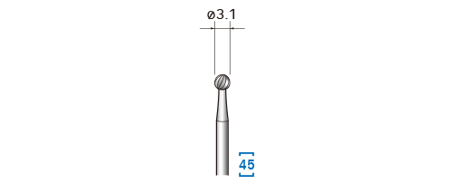 Handpiece Burs ø2.35 mm – Contra-angle